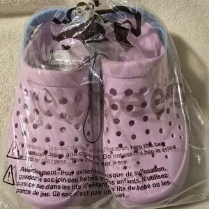 Kids Light Purple Slip-On Sandals